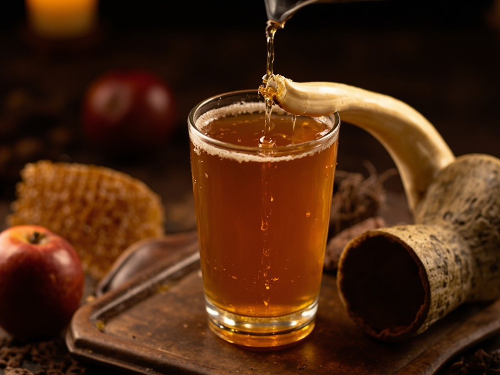 Hydromel des héros — boisson de miel fermenté de la fled