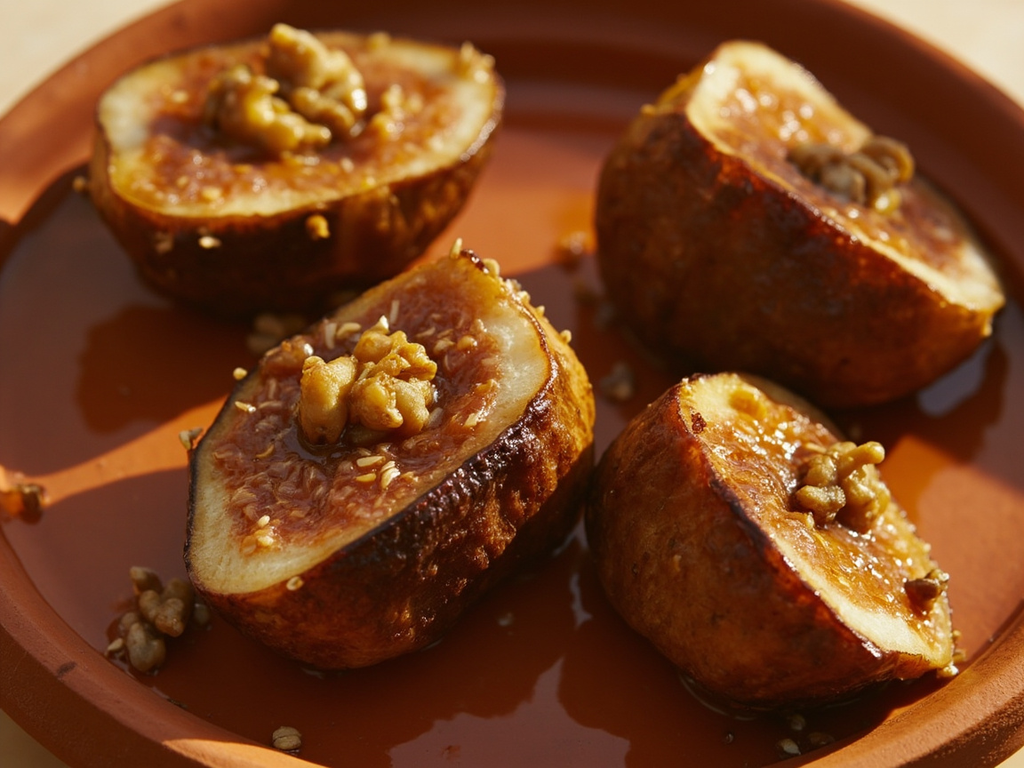Tragemata of Figs, Honey and Walnuts