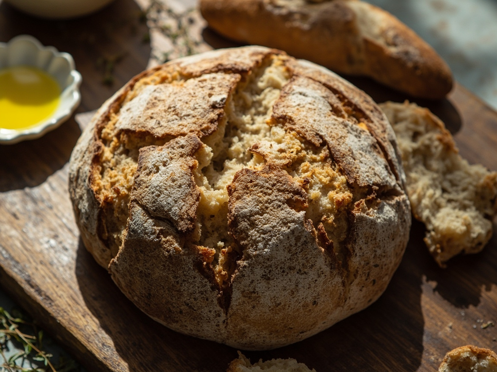 Artos zymitès, the leavened bread that breathes