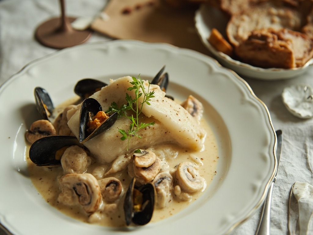 Sole normande à la crème de Cuverville