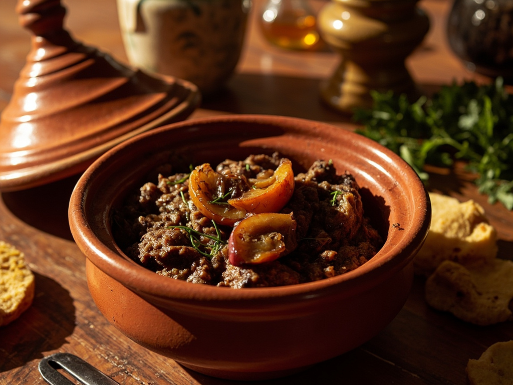 Lamb Tagine with Quince and Cumin, from Biskra