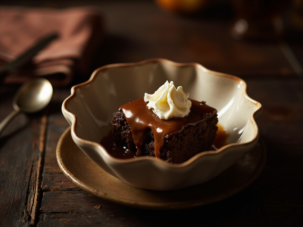 Sticky toffee pudding