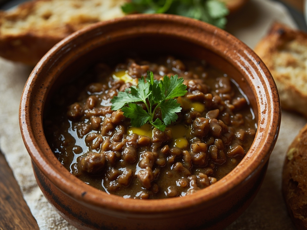 Fakê with Vinegar (Lenten Lentils)