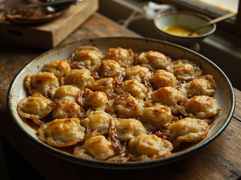 Pirohy de pommes de terre et fromage, à la façon de Julia Warhola