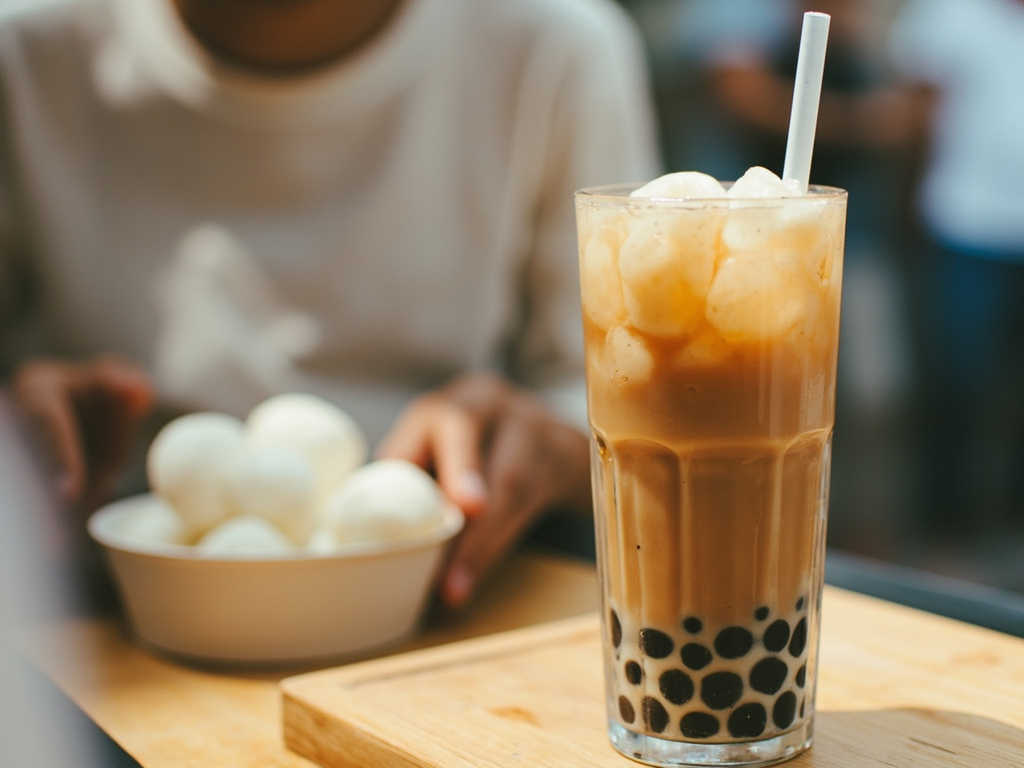 Zhen zhu nai cha — thé au lait aux perles