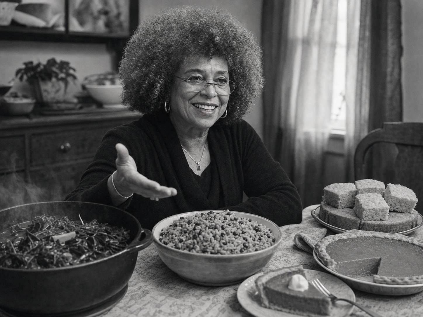 Angela Davis à table