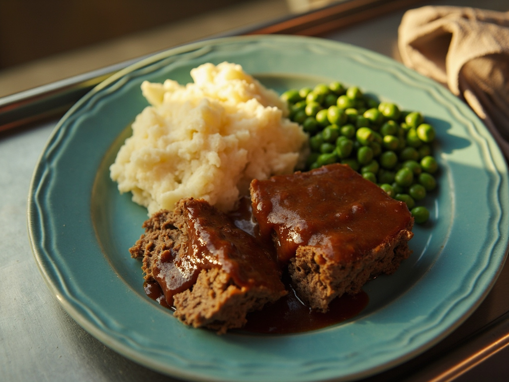 Blue Plate Special — pain de viande, sauce brune et purée