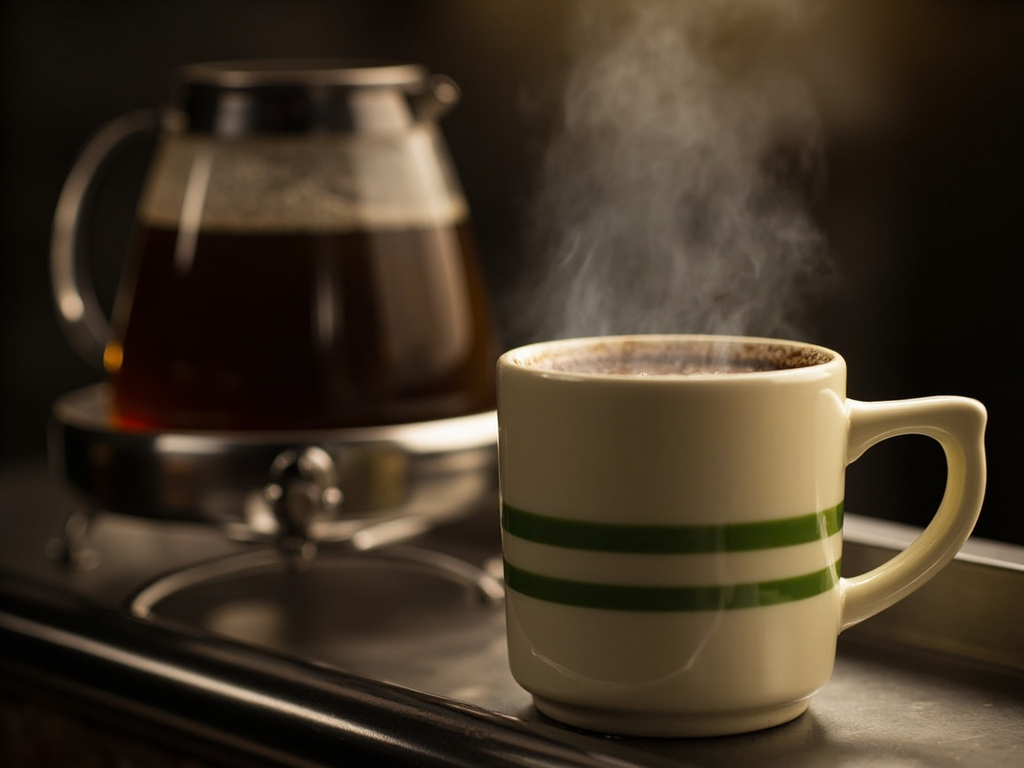 La tasse sans fond — café noir de comptoir