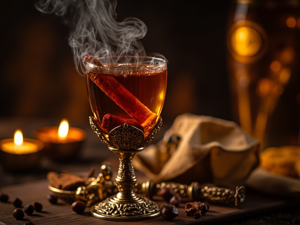 Oinómeli — honeyed spiced wine