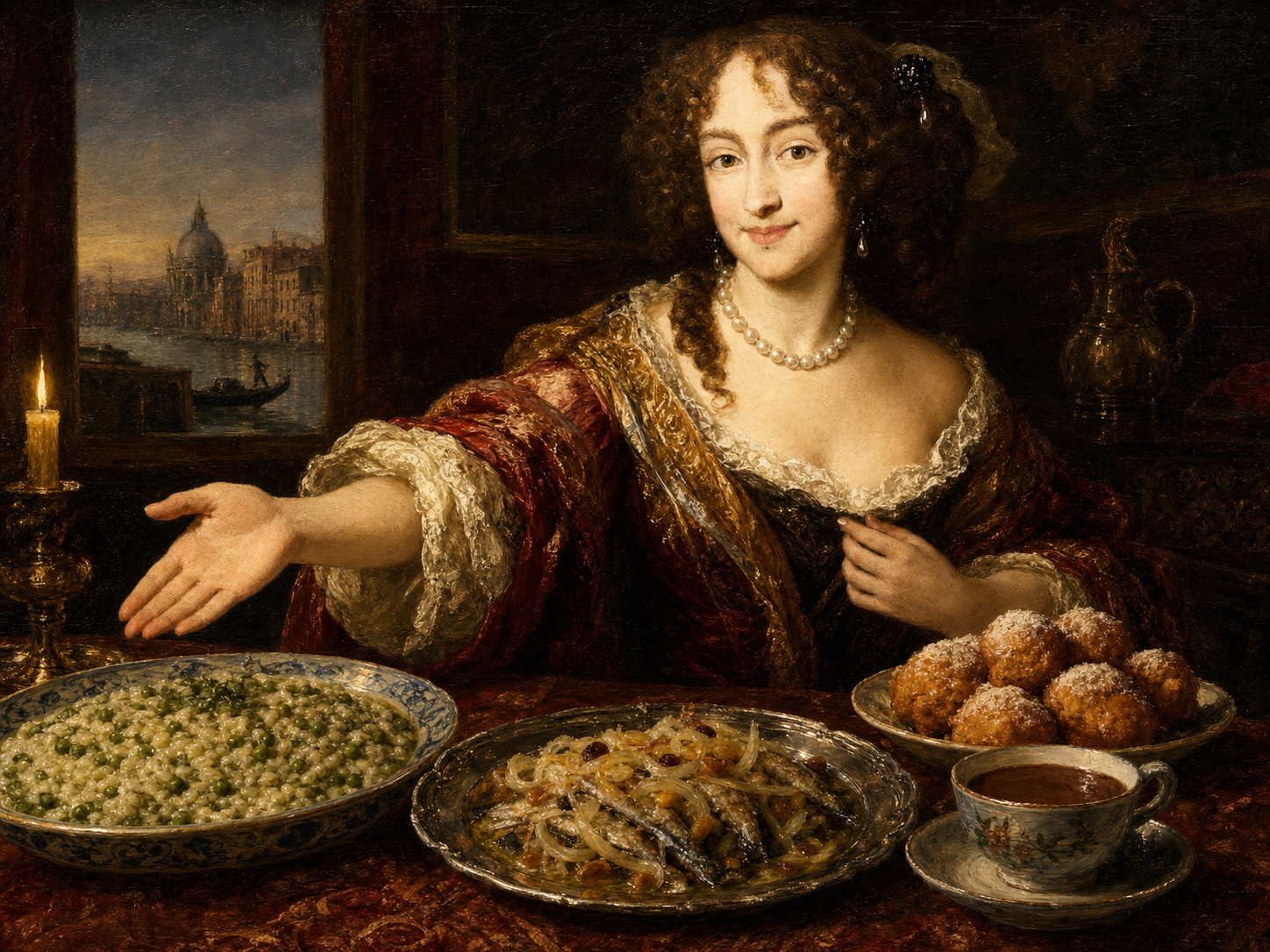Anna Girò à table