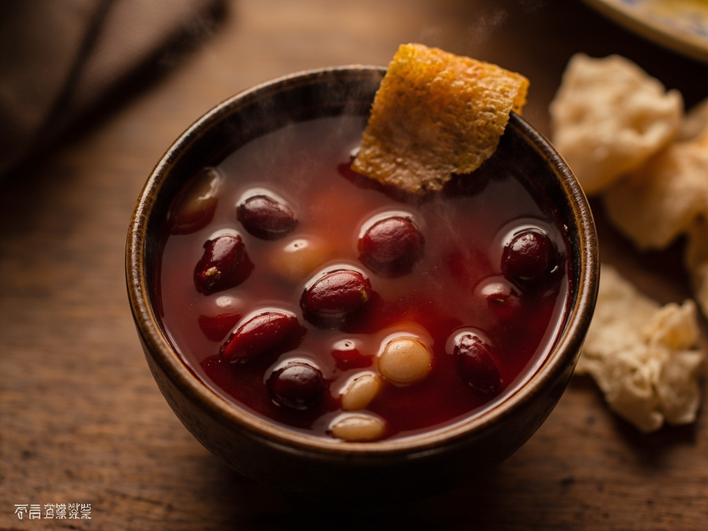 Hung dau sa — sweet red bean soup (紅豆沙)