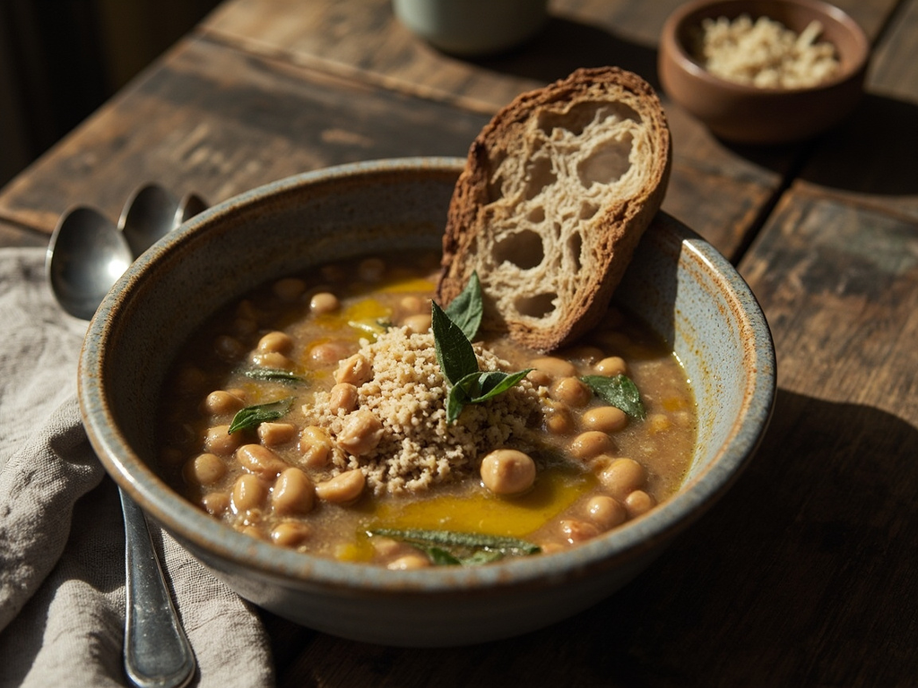 Fava Bean Potage with Garden Herbs
