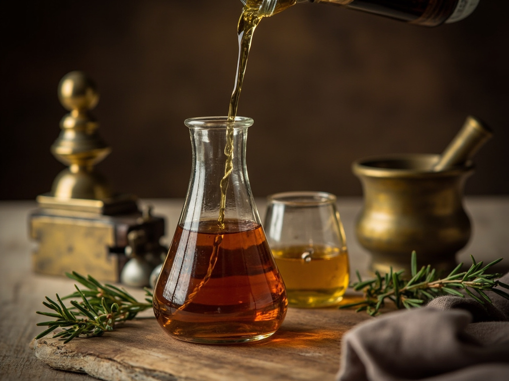 Sirop de romarin et de miel (oxymel)
