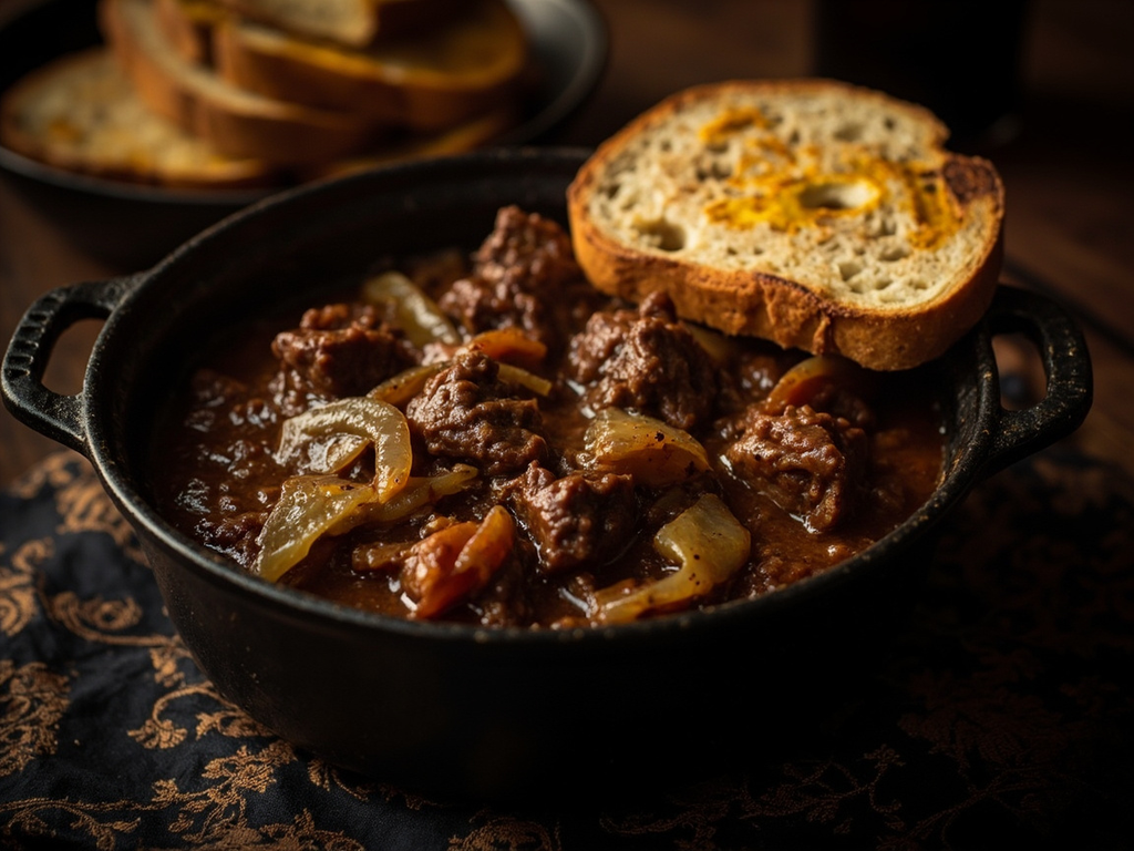Stoofvlees à la bière brune (carbonade flamande)