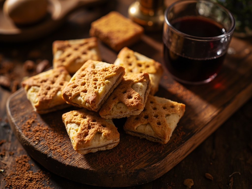 Mostaccioli (honey-spice biscuits)