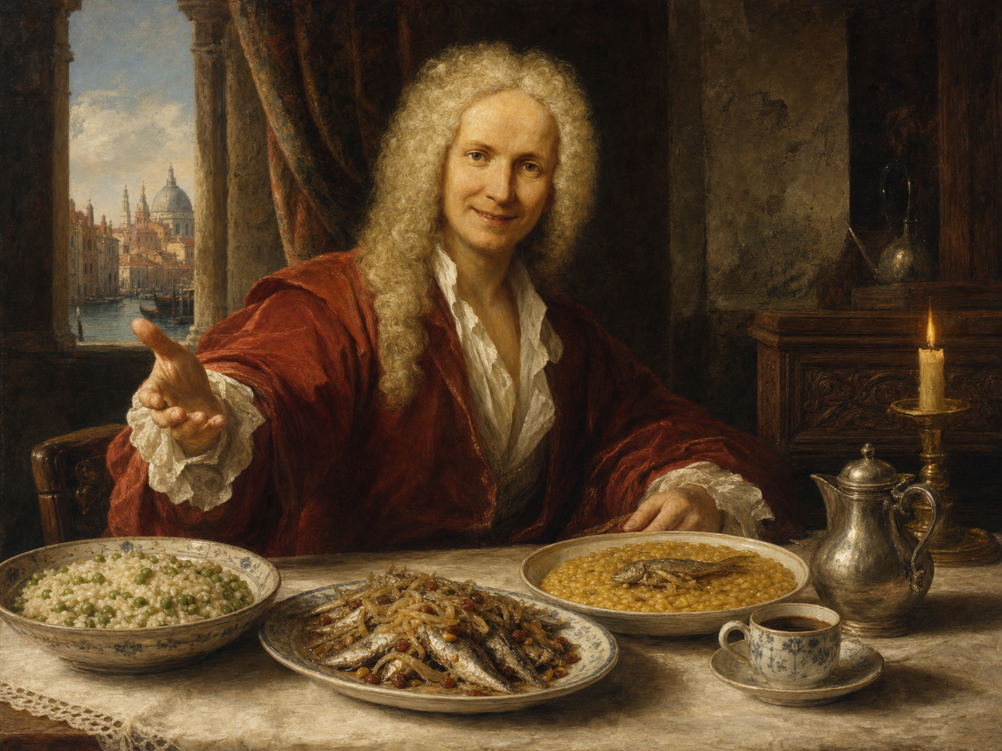 Antonio Vivaldi à table
