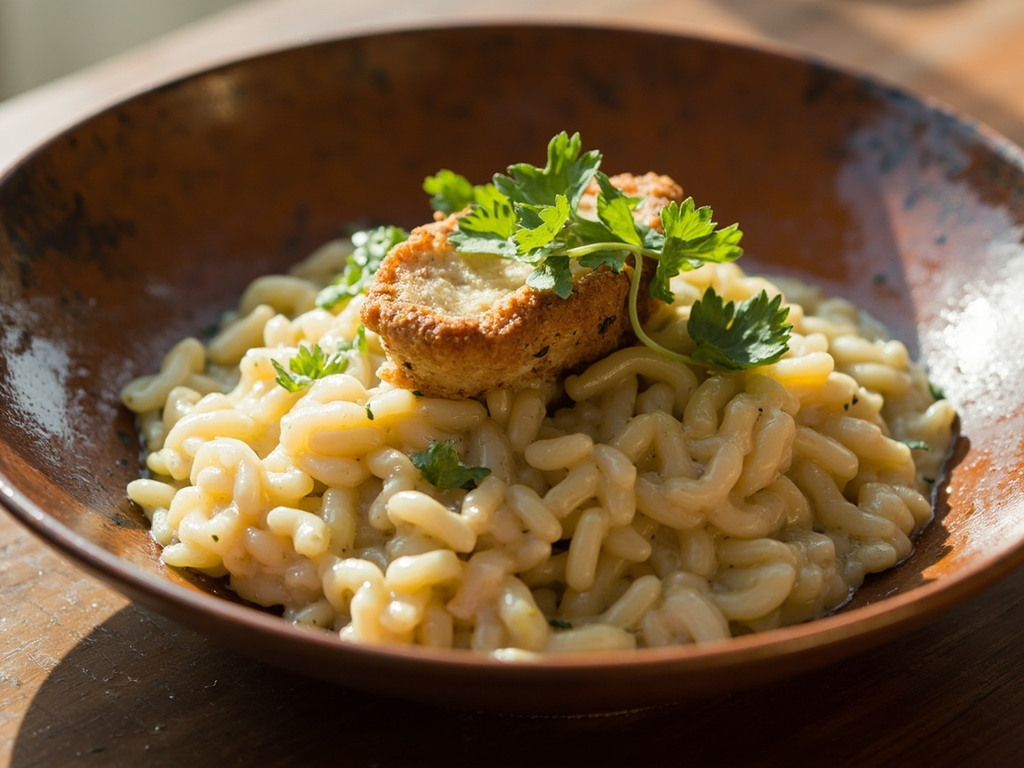 Risoto de gò (lagoon goby risotto)