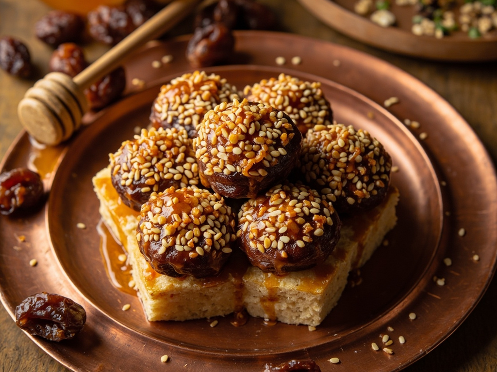 Shat — gâteaux de miel, dattes et sésame des grandes fêtes