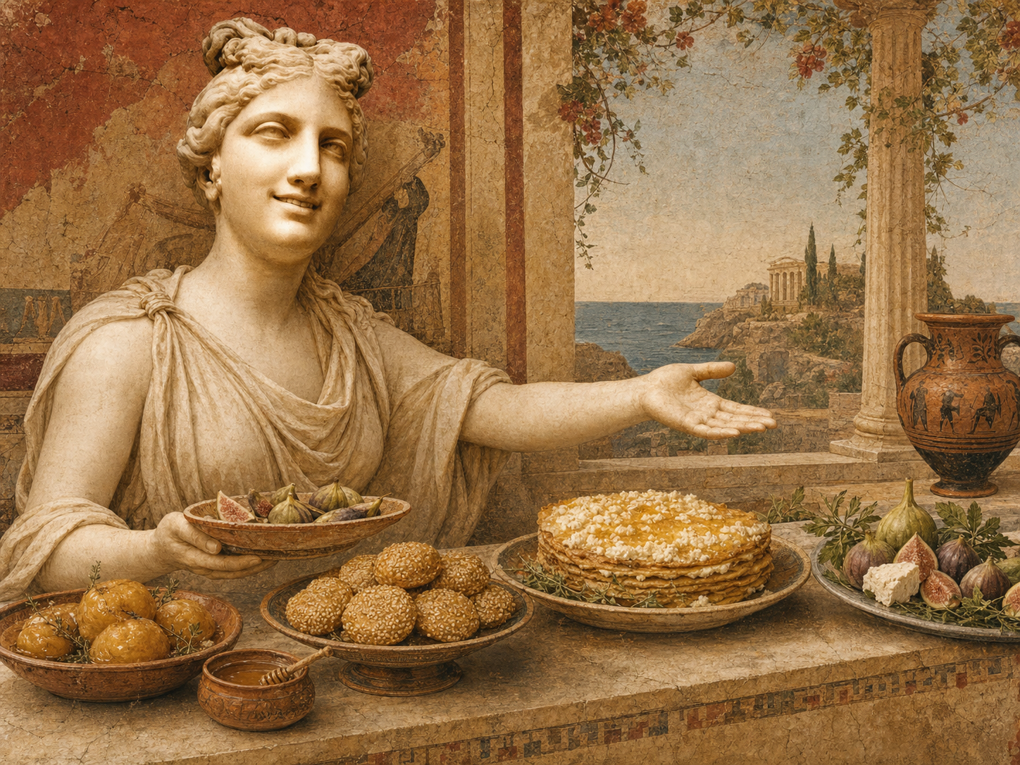 Aphrodite à table