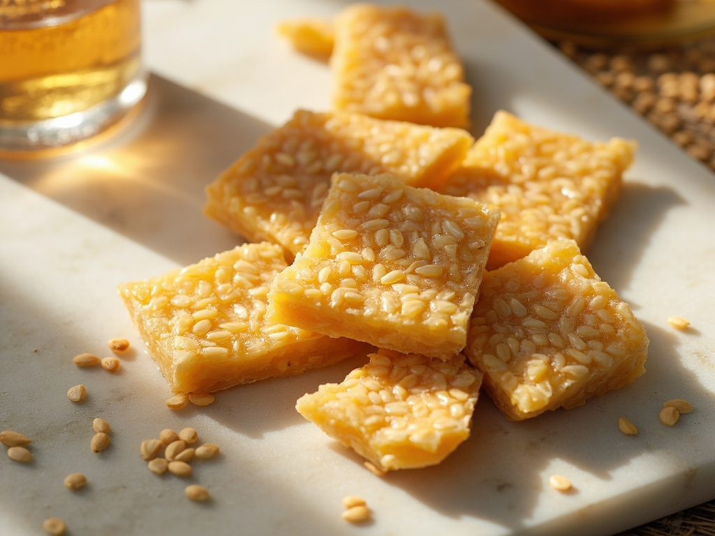 Itria de sésame au miel (gâteaux des noces)
