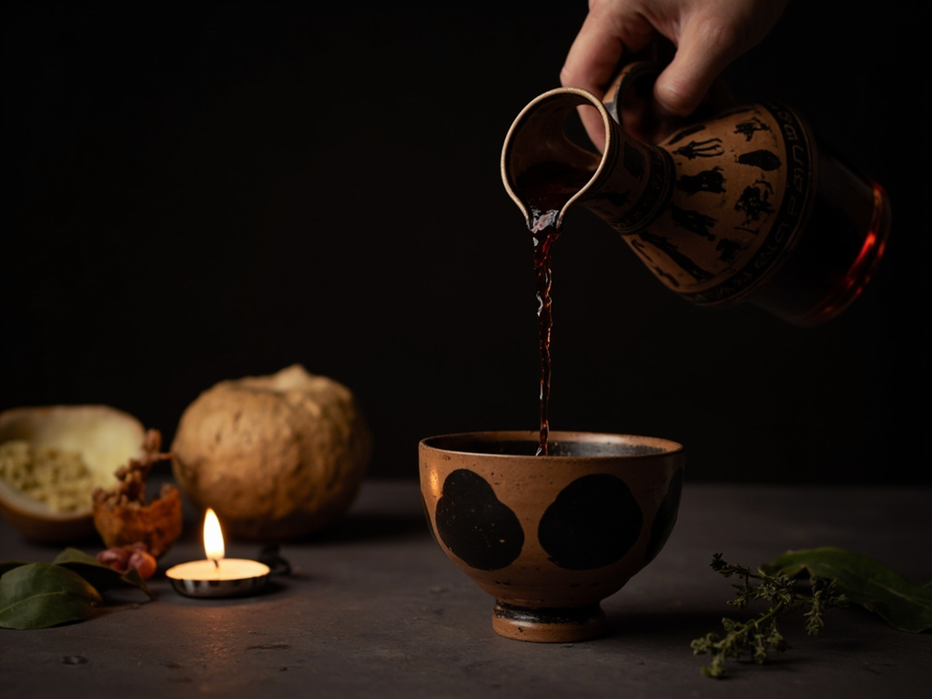 Oinos — vin miellé et résiné pour la libation