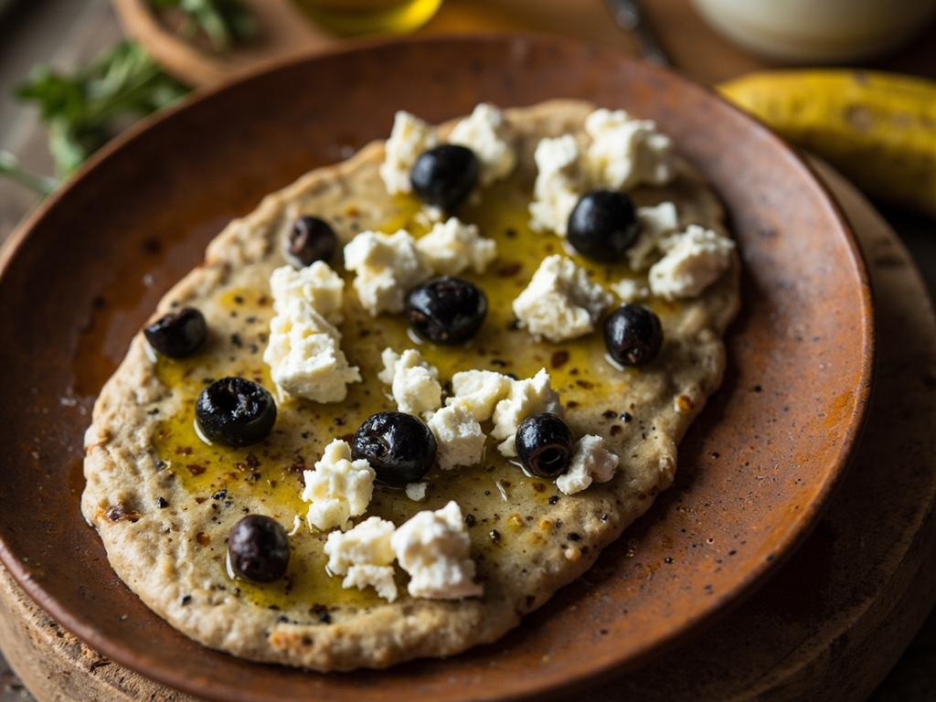 Maza du géomètre, à l'huile et au fromage