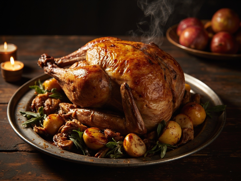 Michaelmas Goose with Sage and Honey