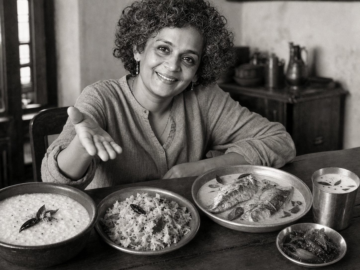 Arundhati Roy à table