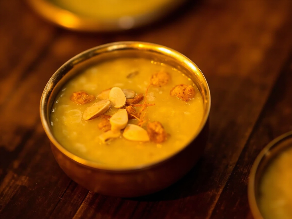 Pāyasa — riz au lait, sucre de canne et cardamome