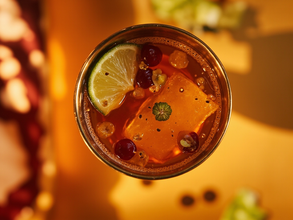 Pānaka — breuvage frais à la canne, cardamome et jujube