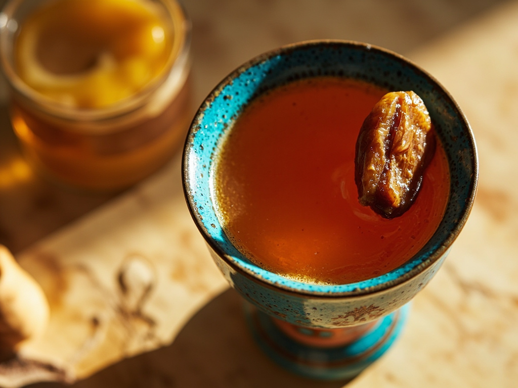 Date Drink with Honey and Coriander