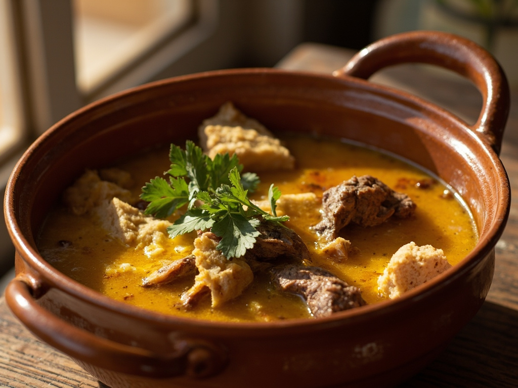 Tharīd à l'agneau et au murrī