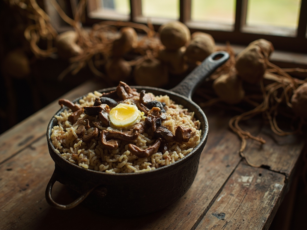 Buckwheat Kasha with Forest Mushrooms