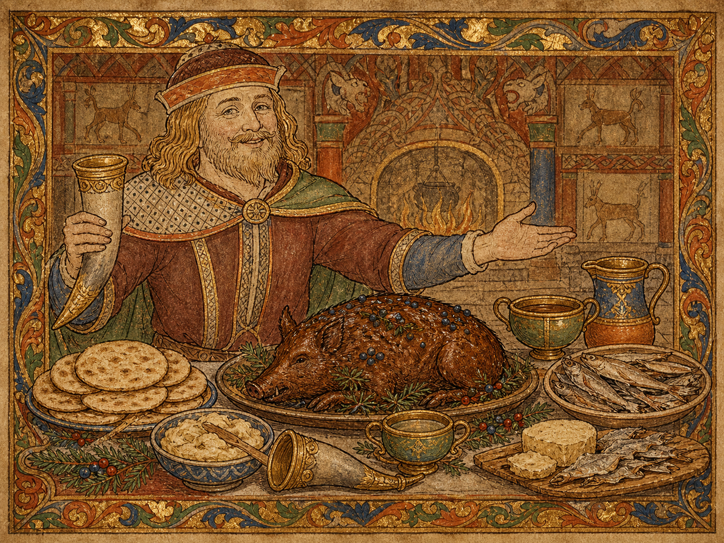 Baldr à table