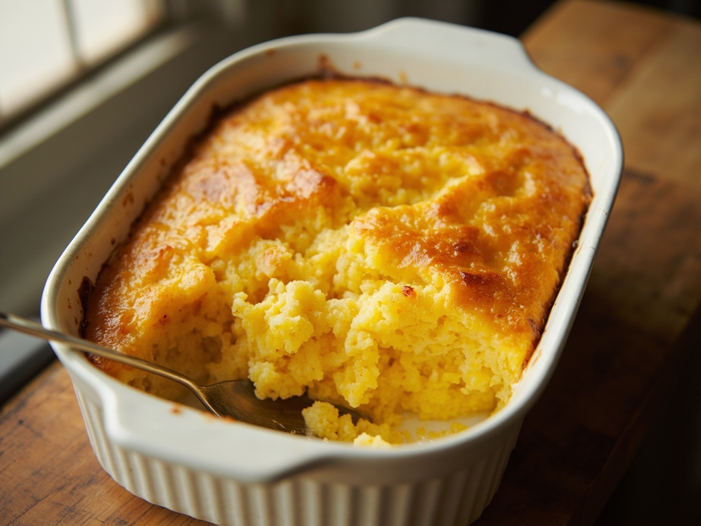Corn Spoon Bread (Corn Pudding)