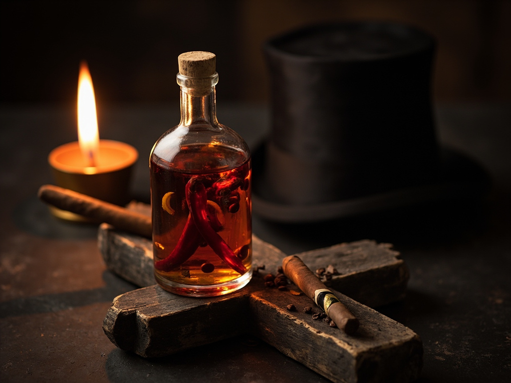 Clairin tranpe 21 piments (Baron's fire rum)