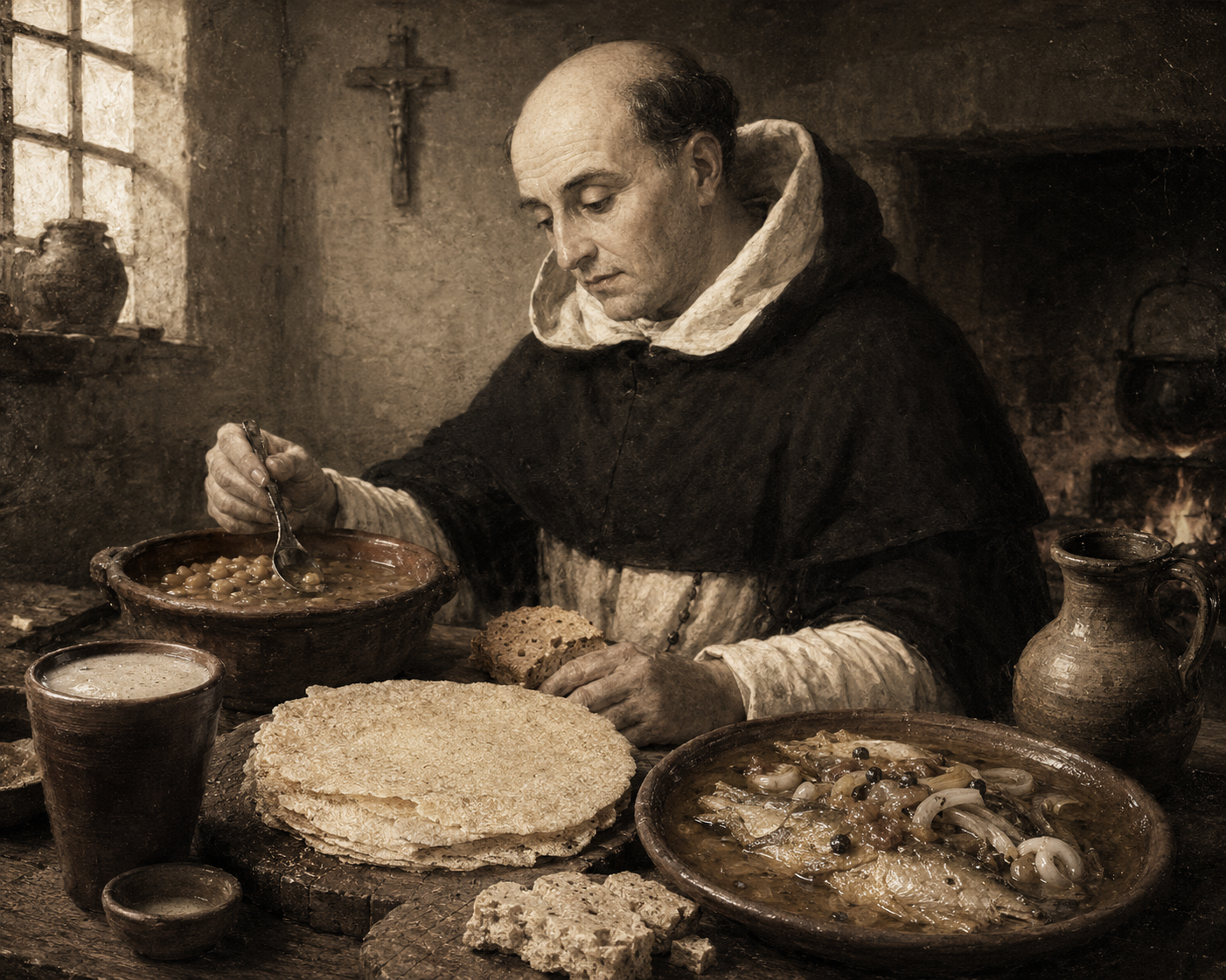 Bartolomé de las Casas à table
