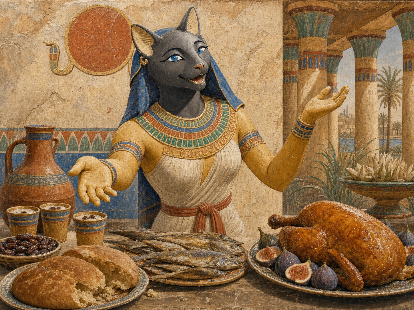 Bastet à table