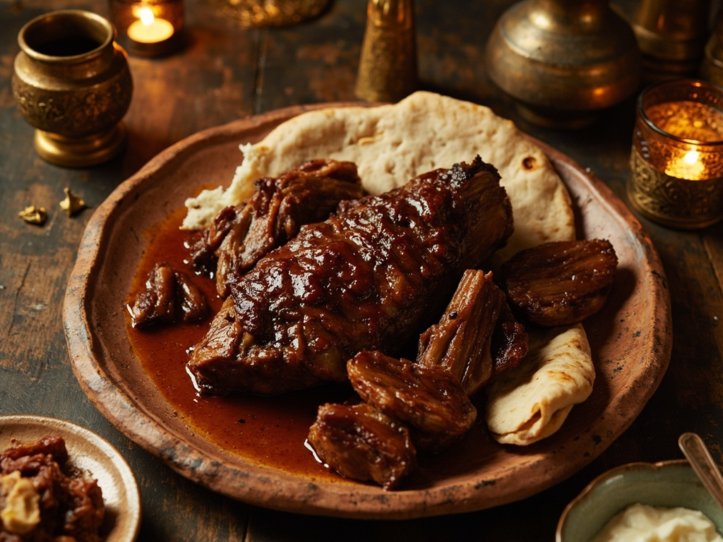 Fatted Calf of Mamre, Glazed with Date Honey