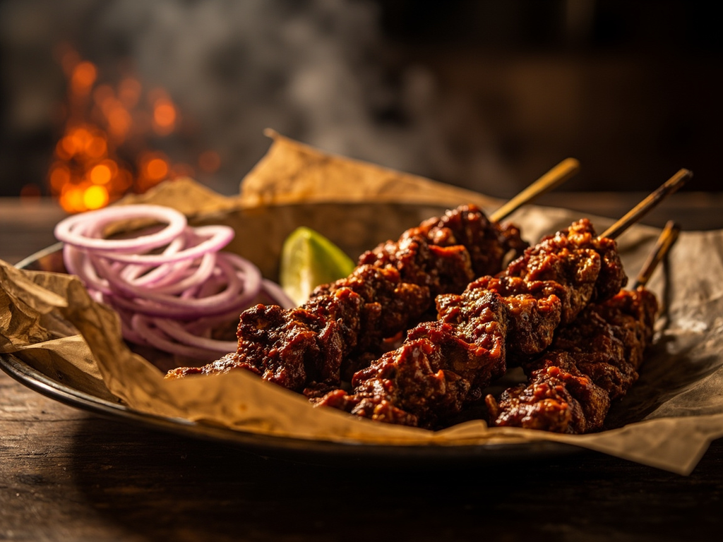 Suya — brochettes pimentées du marché
