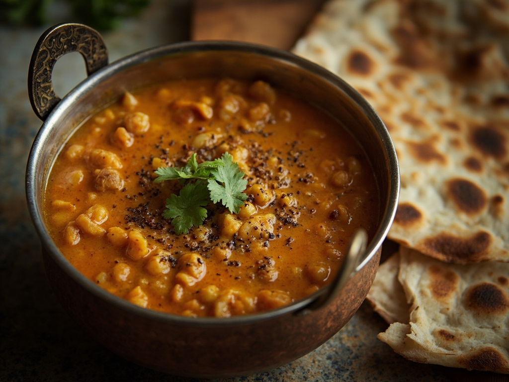 Dal du quotidien et naan