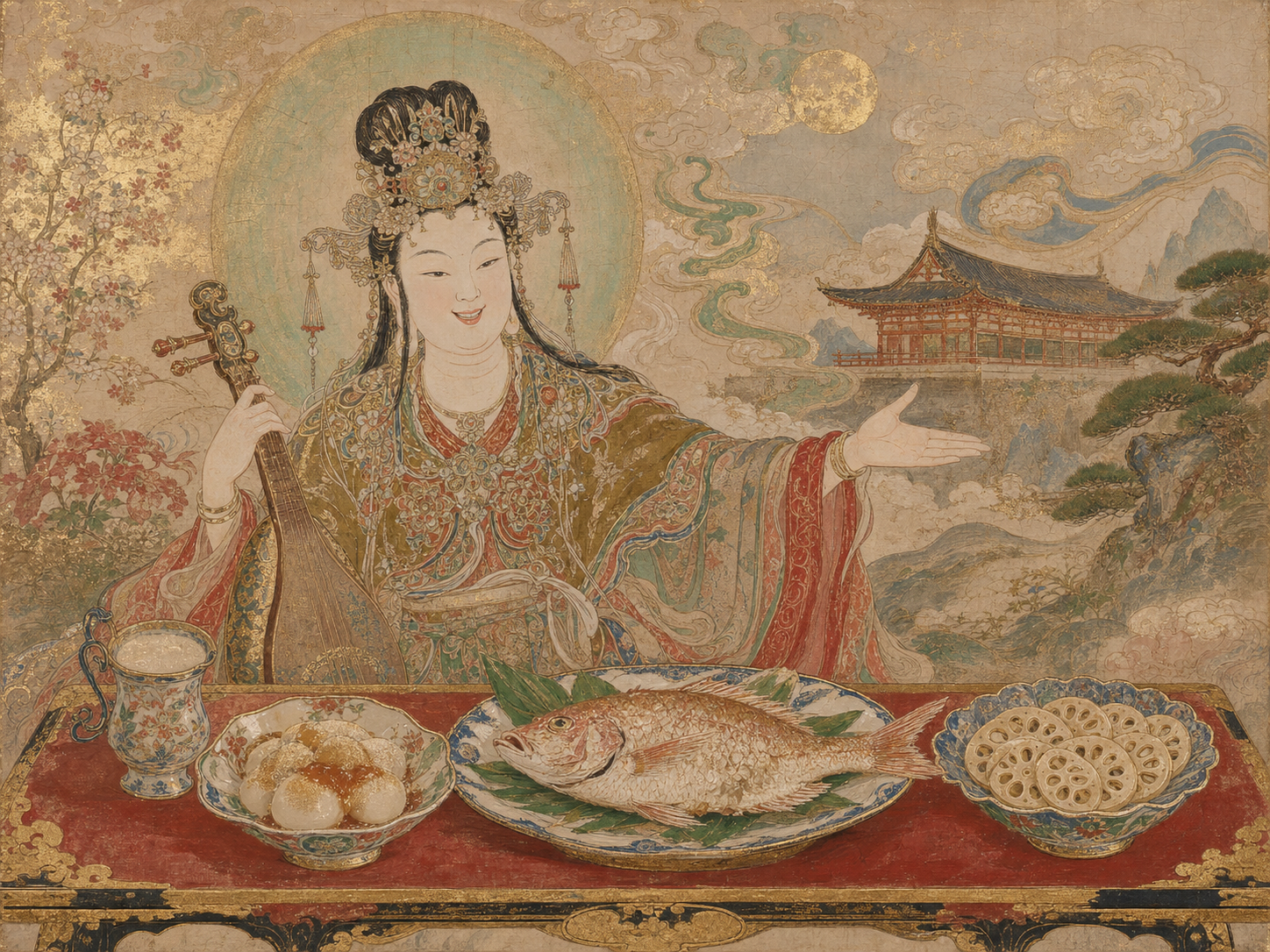Benzaiten à table