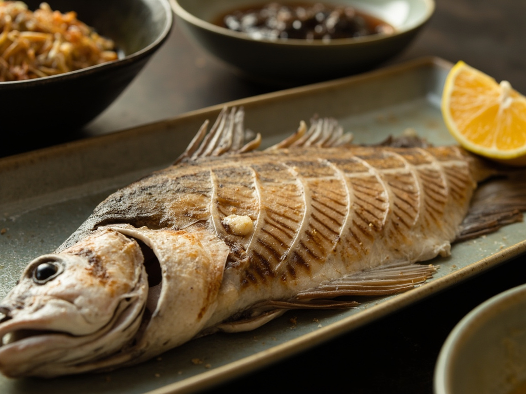 Tai no shioyaki — dorade grillée au sel des sanctuaires de mer