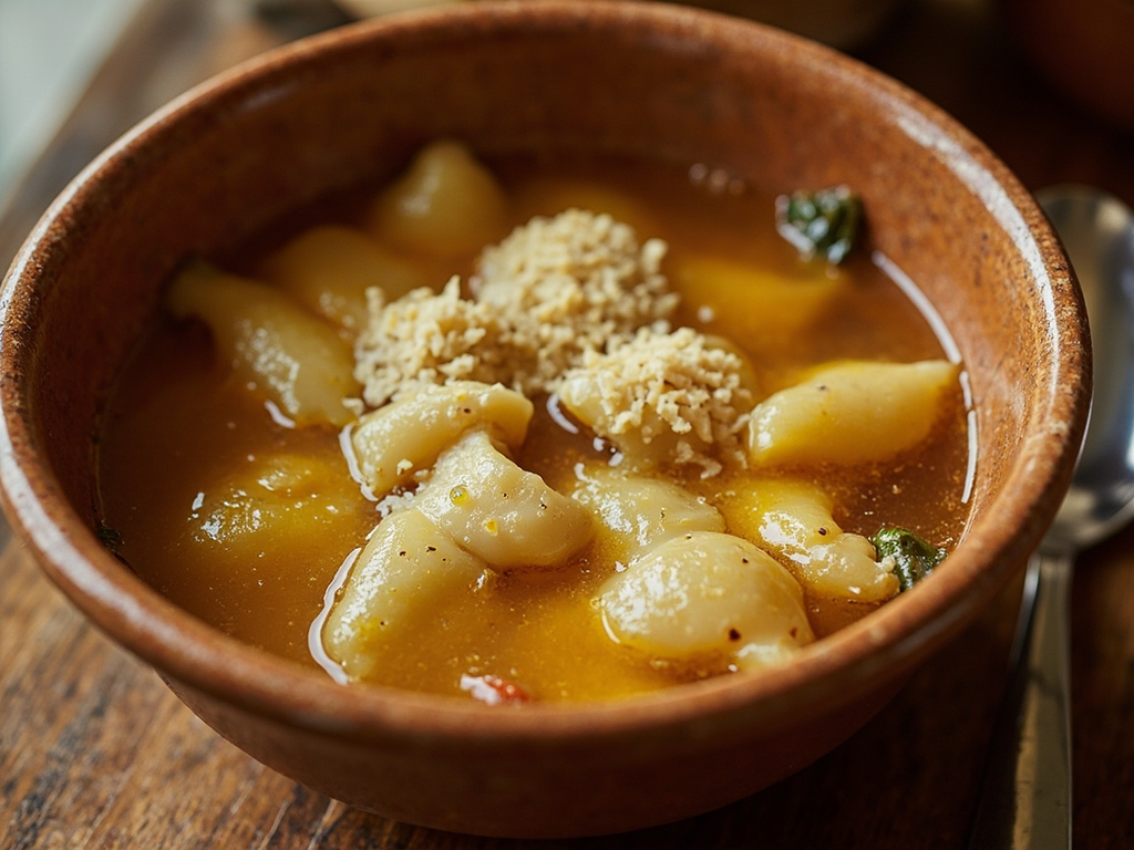 Marubini in brodo (raviolis crémonais au bouillon)