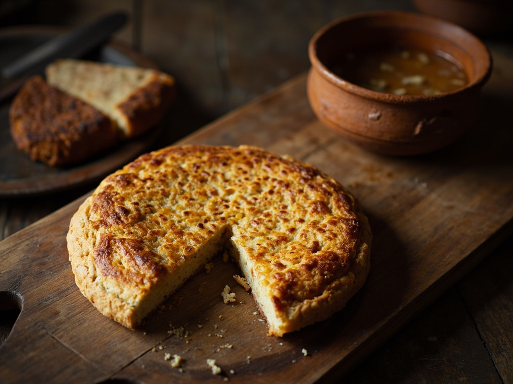 Tortilla de rescoldo (ash-baked flatbread)
