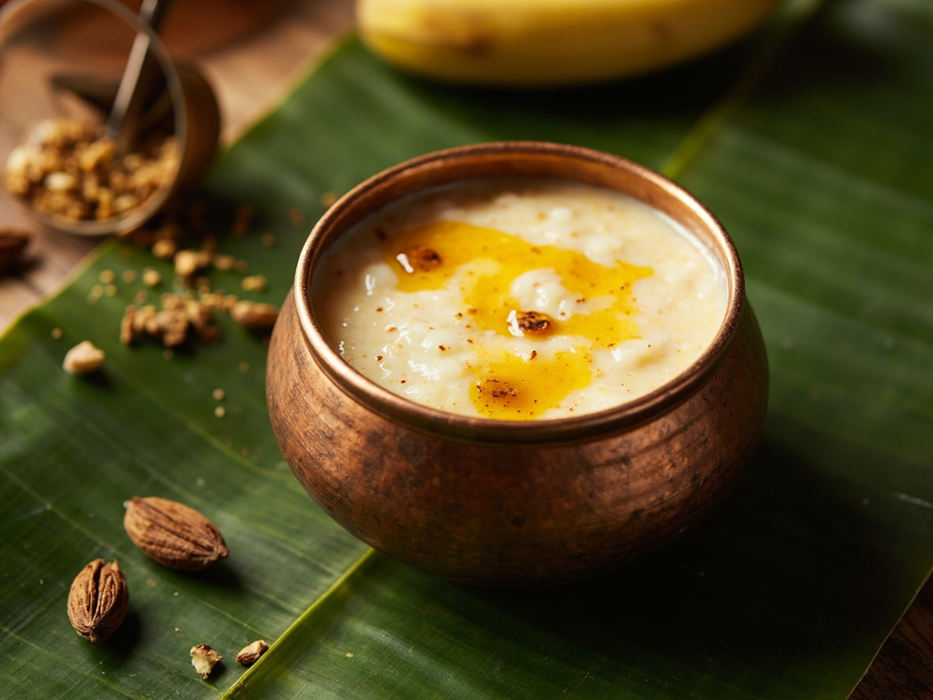 Kṣīraudana — milk rice of the offerings