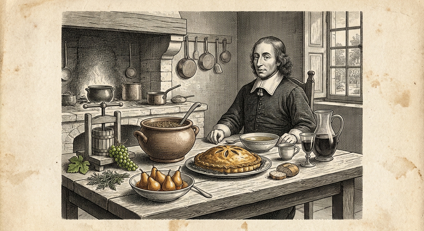 Blaise Pascal at the table