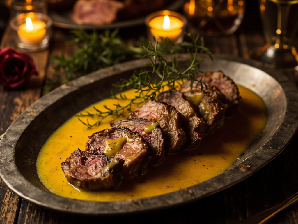 Roasted Game with Saffron and Ginger