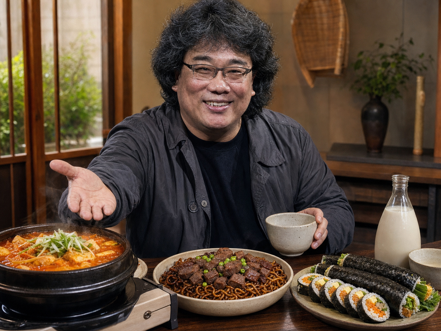 Bong Joon-ho à table