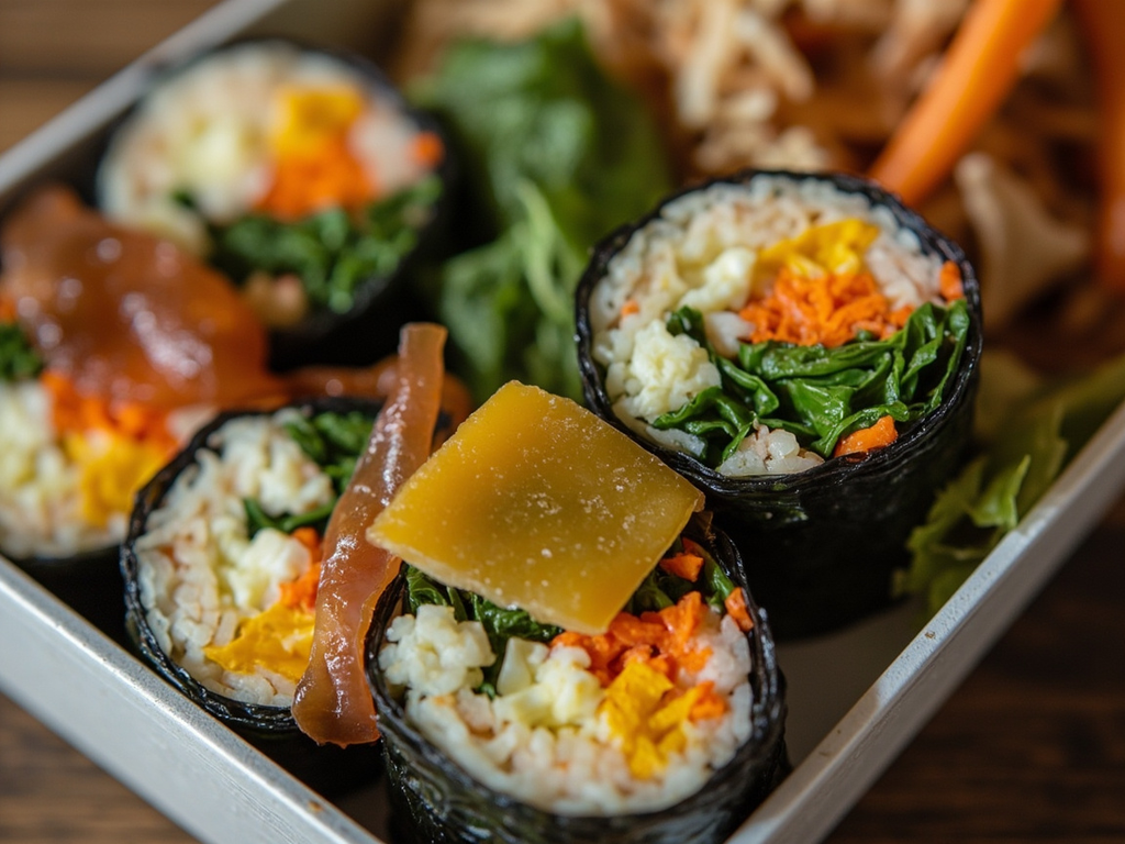 Gimbap for the shoot (rice rolls to go)